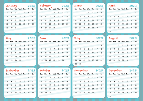 Free Calendar 2023 vector and picture