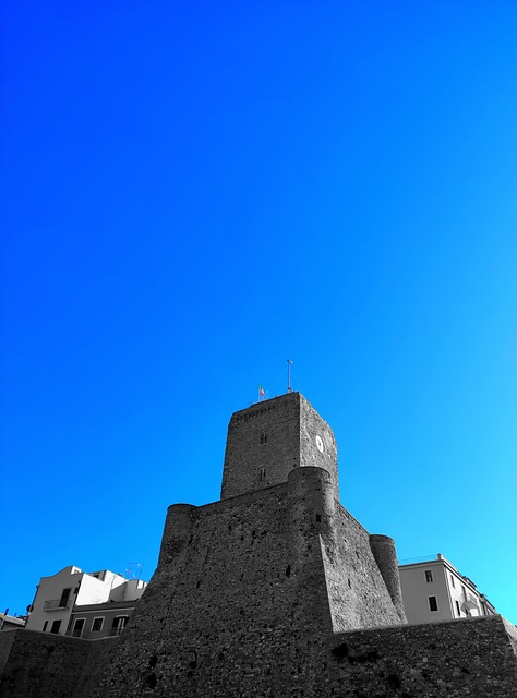 Schloss, Mittelalter, Himmel, Landschaft