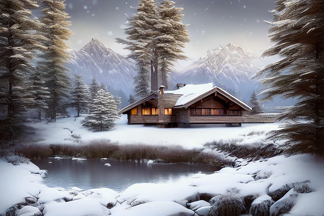 Free generated savoyard landscape landscape illustration