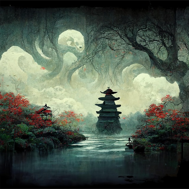 Kioto, Templo, Santuario, Fantasía