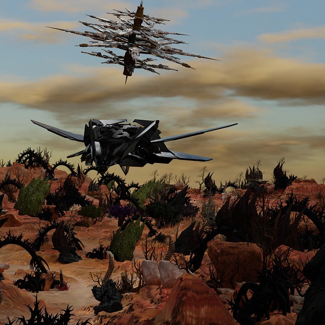Fremmede, Planet, Rumskib, Rumstation