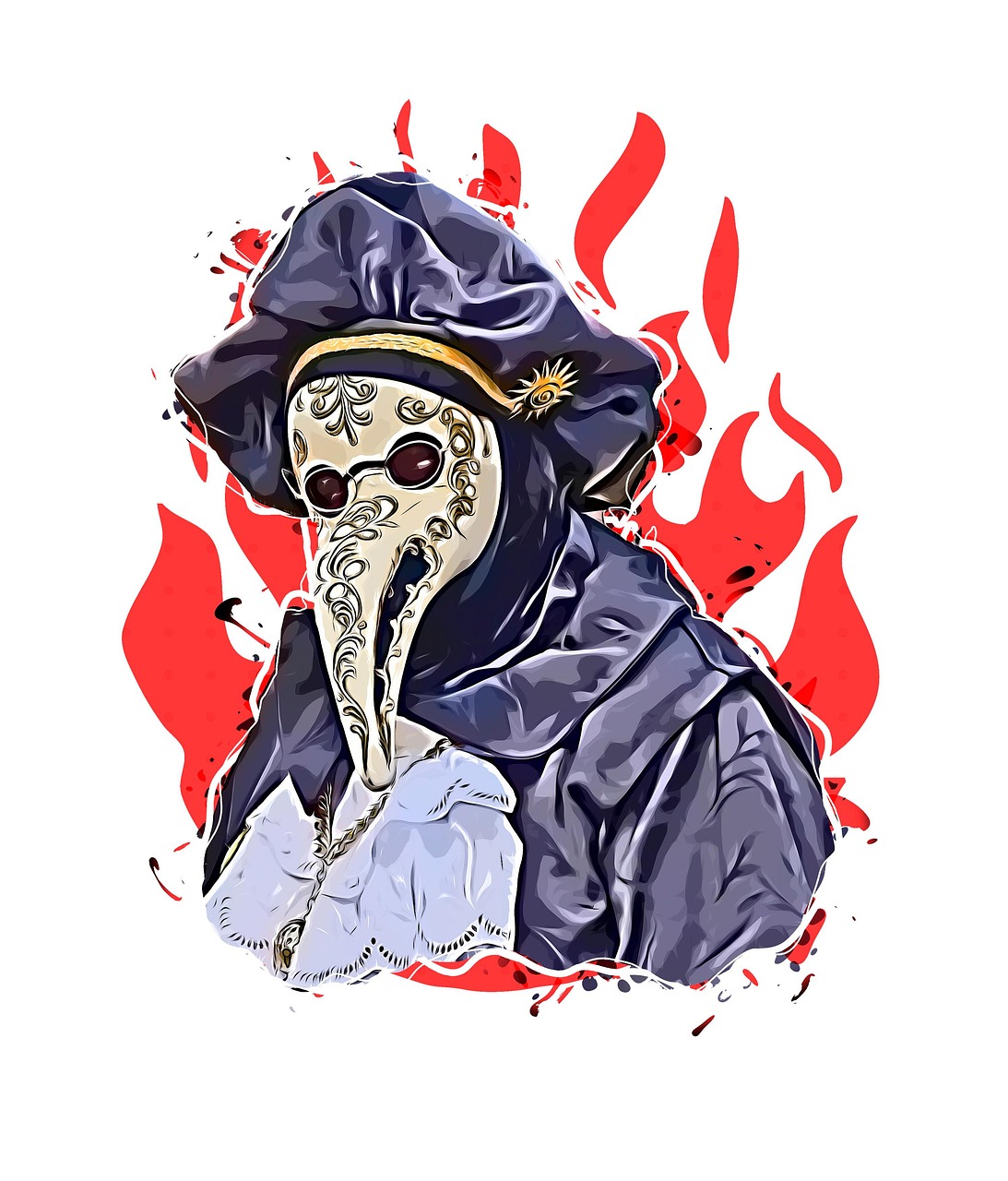 download-venice-carnival-mask-royalty-free-stock-illustration-image