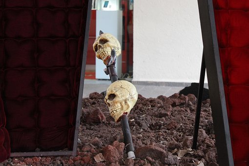 Calavera, Muerto, Estaca, Craneo, Palo