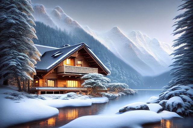 Free generated savoyard landscape landscape illustration