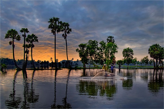 Free Vietnam Sunset photo and picture