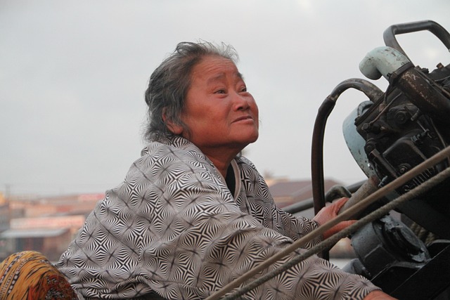 Free Vietnam Boat Driver photo and picture