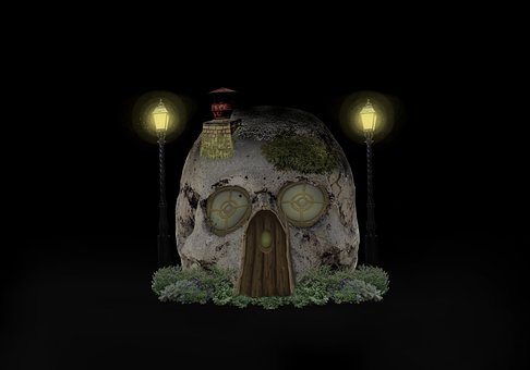 Free Skull And Crossbones House photo and picture