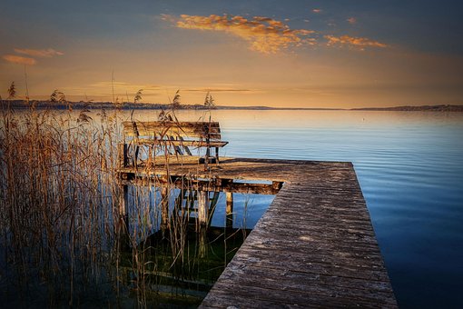 Lac, Stuf, Bavaria, Germania, Peisaj