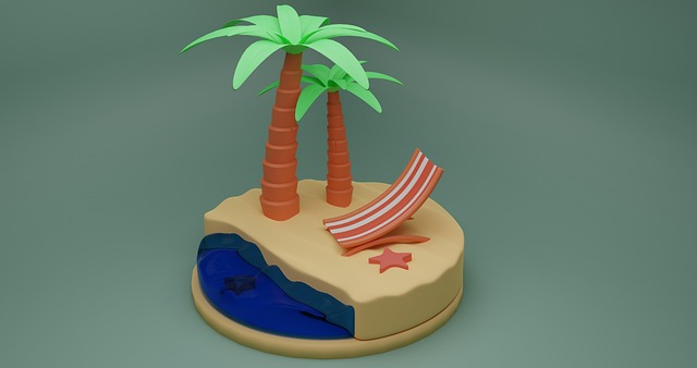 Free Beach Tropical illustration and picture