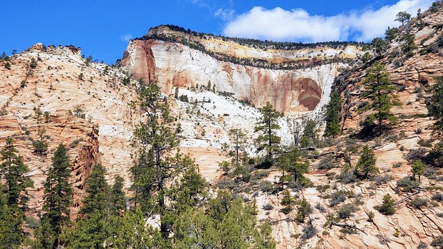 Utah, Zion, Klif, Rotsen, Landschap