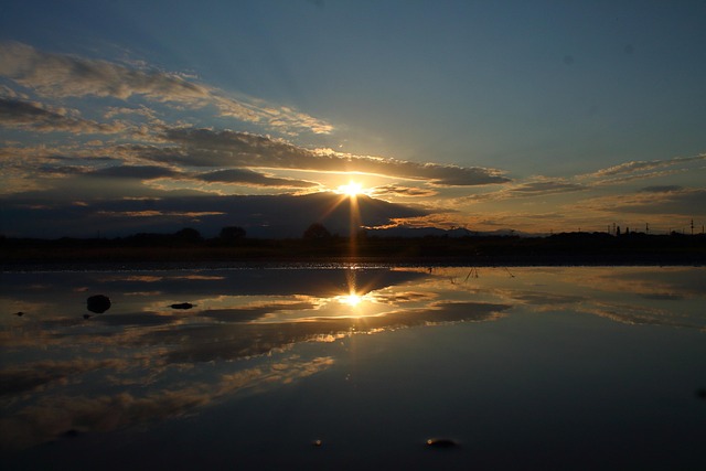 Free Sun Sunset photo and picture