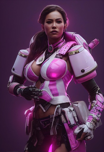 Free warrior woman rhapsody apex legends illustration