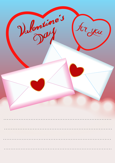Free letter heart envelope illustration