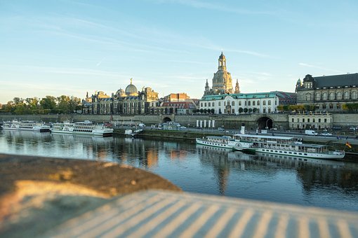 Dresden, Sachsen, Elbe, Stadt, Panorama
