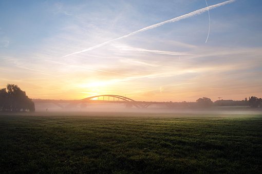 Dresden, Sachsen, Natur, Sonnenaufgang