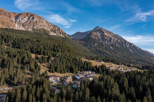 Free Mountain Village Mountains photo and picture