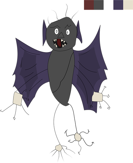 Free Halloween Vampire vector and picture