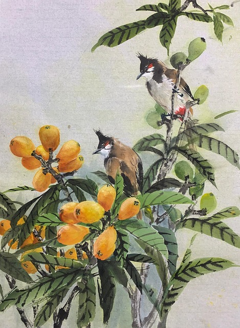 Jimwang, Chinees Schilderij, Vogel