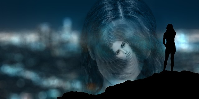Free self-love psyche dialog illustration