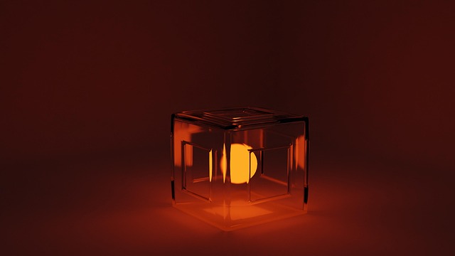 Download free HD stock image of Glass Cube Glowing Free glass cube glowing cube illustration
