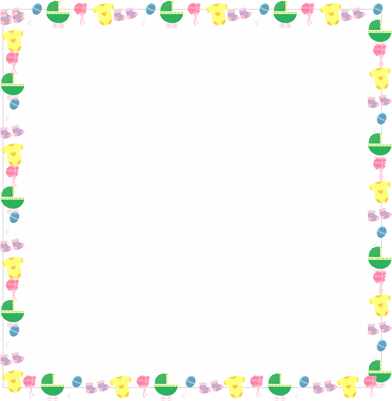 Free frame border decoration illustration