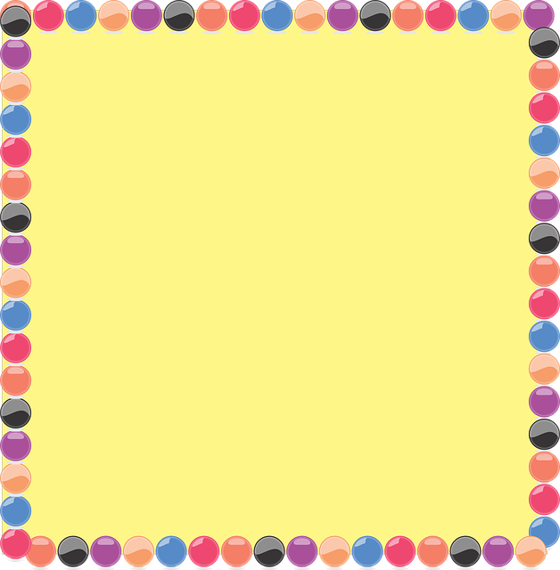 Free frame border decoration illustration