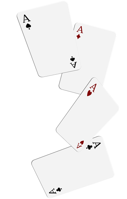 Karten, Spielkarten, Asse, Fliegend