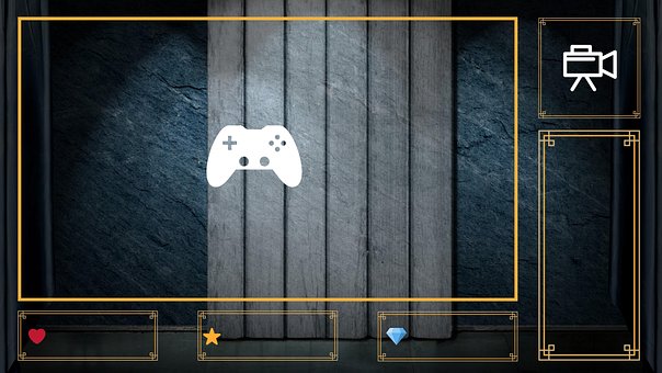Streamen, Spiel, Hintergrund, Rahmen