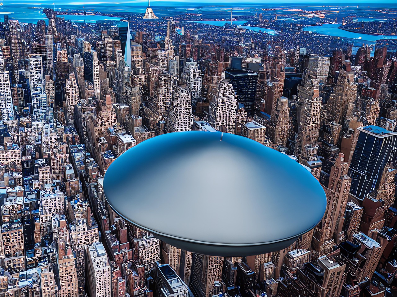 Download free HD stock image of Generated Ufo Free generated ufo extraterrestrial illustration