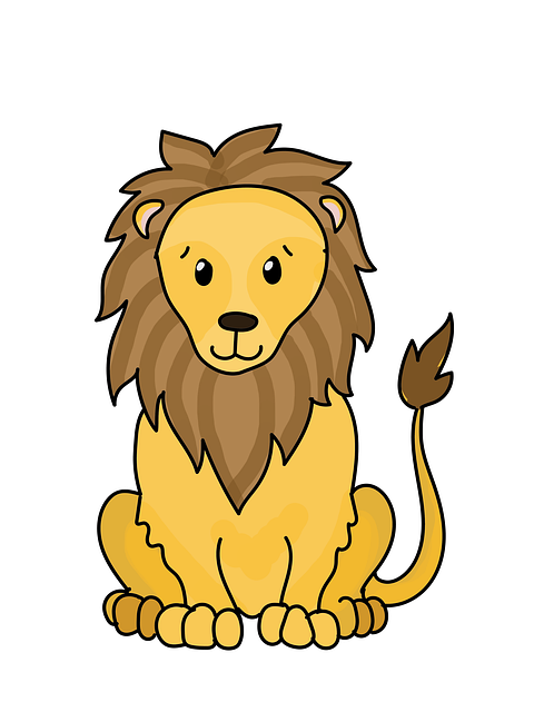 Free lion animal nature illustration