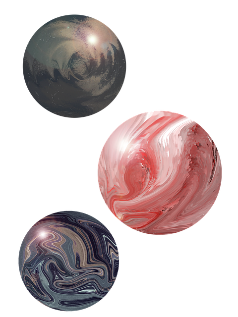 Download free HD stock image of Planets Marbles Free planets marbles design illustration