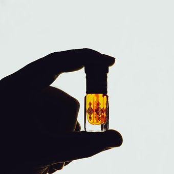 Ettar, Öl, Parfüm, Flasche, Hand