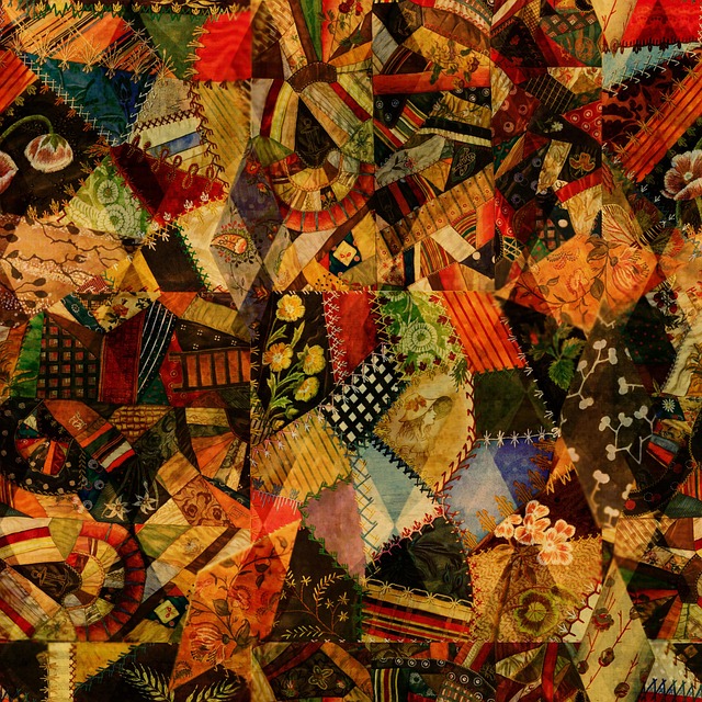 Free background embroidery pattern illustration