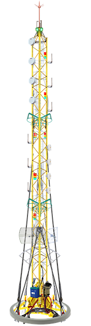 Free antenna scaffolding metal illustration