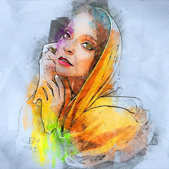 Vrouw, Hoofddoek, Portret, Vrouwelijk