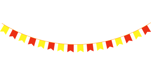 Free banner decoration party illustration