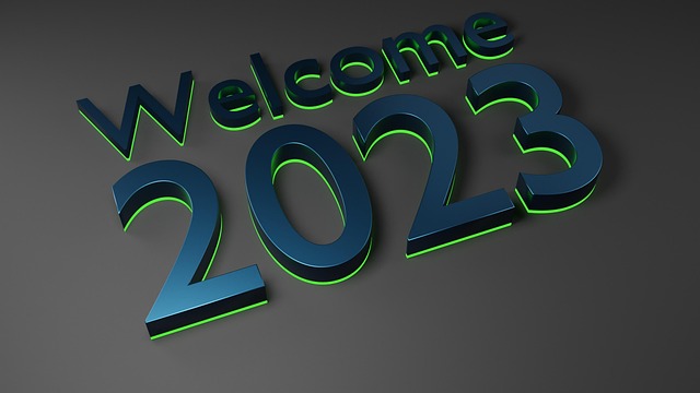 Free happy new year new year 2023 illustration