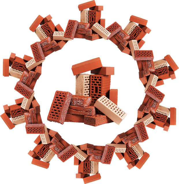 Download free HD stock image of Bricks Round Free bricks round pattern illustration