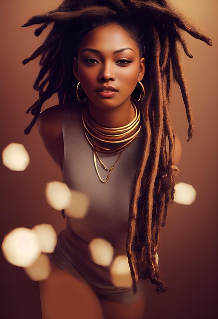 Free woman girl african american illustration