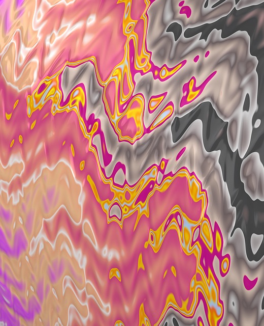 Free abstract fractal liquid illustration