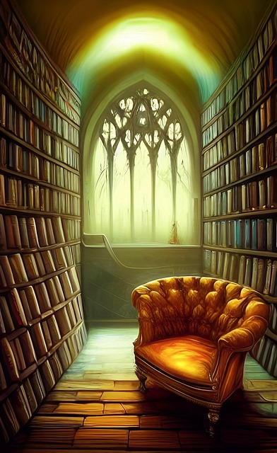 Free library room chair illustration