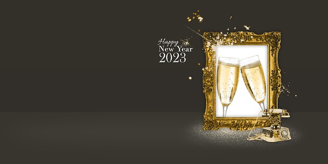 Free background new year 2023 illustration