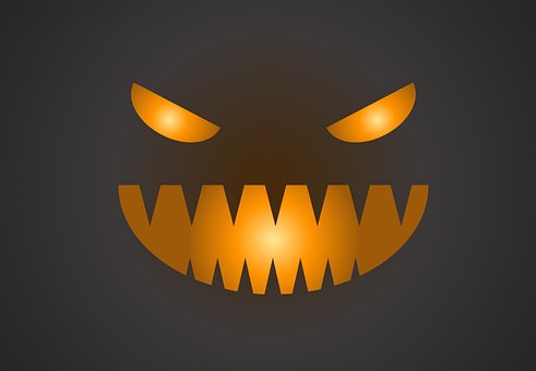 Halloween, Eng, Mørk, Ansigt, Øjne