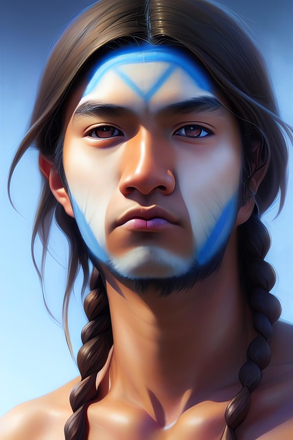 Download free HD stock image of Generated Boy Free generated boy native american illustration
