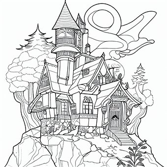 Free House Sketch illustration and picture