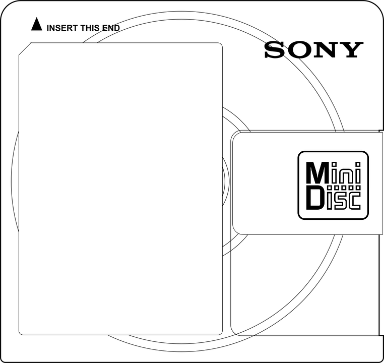 Minidisc Sony Mini Darmowa grafika wektorowa na Pixabay Pixabay