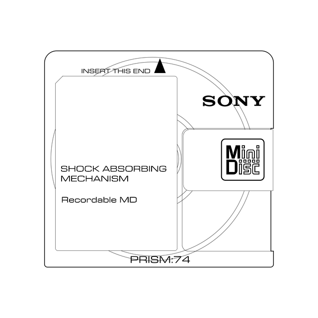 Free Minidisc Front Sony vector and picture