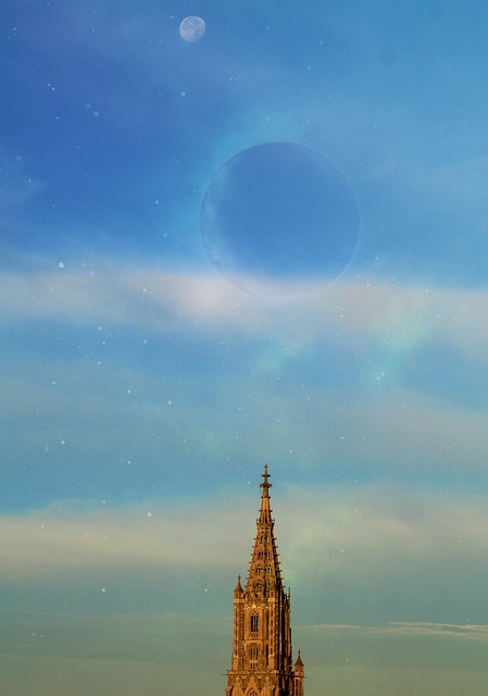 Free Church Tower Planet photo and picture