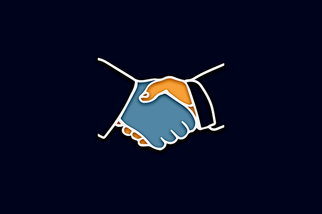Download free HD stock image of Helping Hands Handshake Free helping hands handshake team illustration