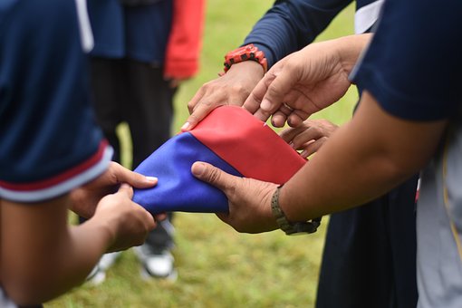 Free Malaysian Flag Folded Flag photo and picture